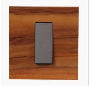 Crabtree Amare Combined Natural Wood Front Plate 12M, ACNPSCDV12